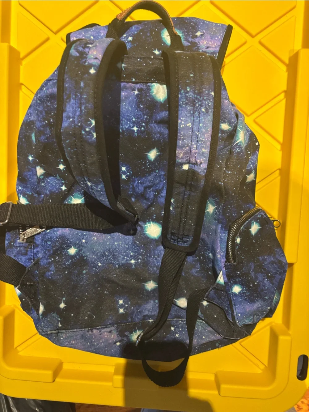 Pink victoria secret Blue Galaxy Print Men's Backpack - Casual Everyday Bag